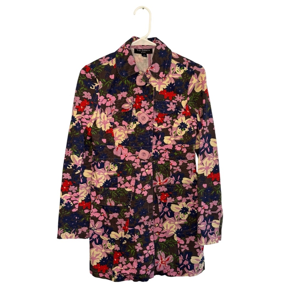 Tara Jarmon for Target Long Floral Jacket